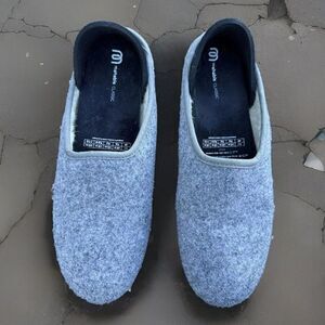 MAHABIS wool Sleepers Shoes Flats Gray Womens Sz 8.5 9 Men’s Sz 7 7.5